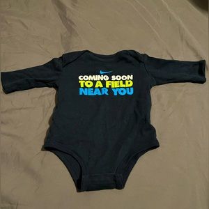 Long sleeve onesie made by Nike.